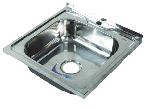 Мойка I-TECH квадратная накладная 500х500х160х0,6 пол 